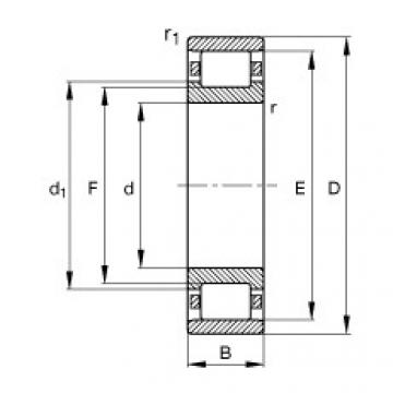 Подшипник N211-E-TVP2 FAG