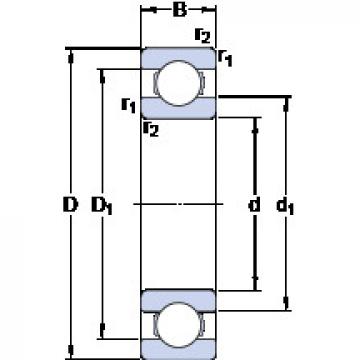 Подшипник 60/1000 MB SKF