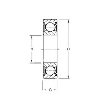 Подшипник R24-ZZ CYSD