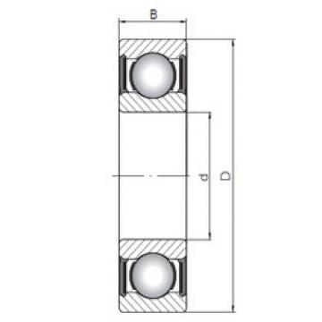 Bantalan 61821-2RS CX