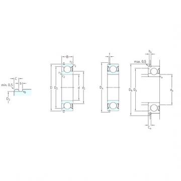 Подшипник 6206-ZNR SKF