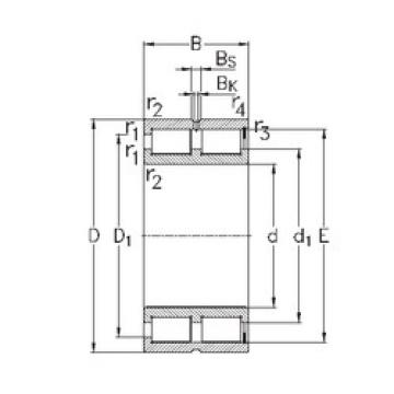 Подшипник NNCF4892-V NKE