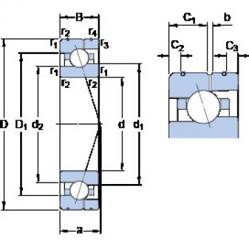 Подшипник 7020 CE/HCP4AL SKF