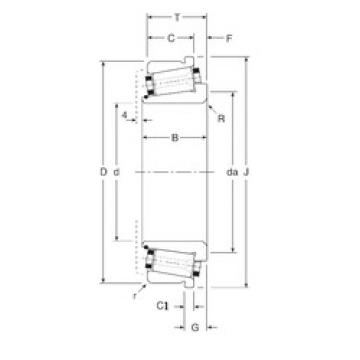 Подшипник 200133X/200215C Gamet