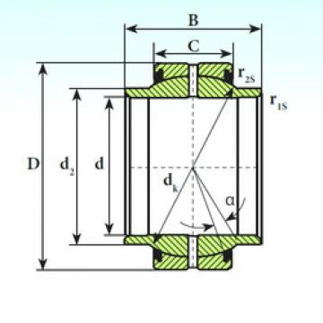 Подшипник GEEM 80 ES 2RS ISB