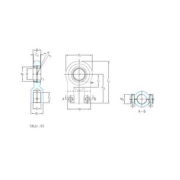 Подшипник SIR70ES SKF