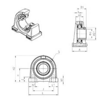 Подшипник USPAE204 SNR