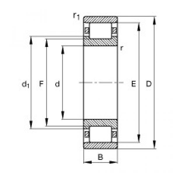 Подшипник N211-E-TVP2 FAG #1 image