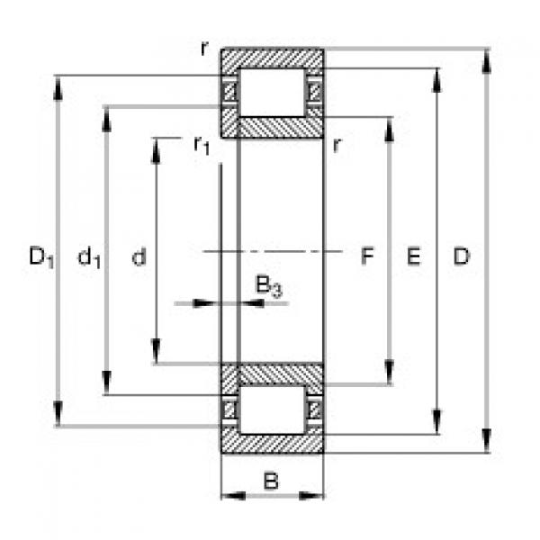 Подшипник NUP307-E-TVP2 FAG #1 image