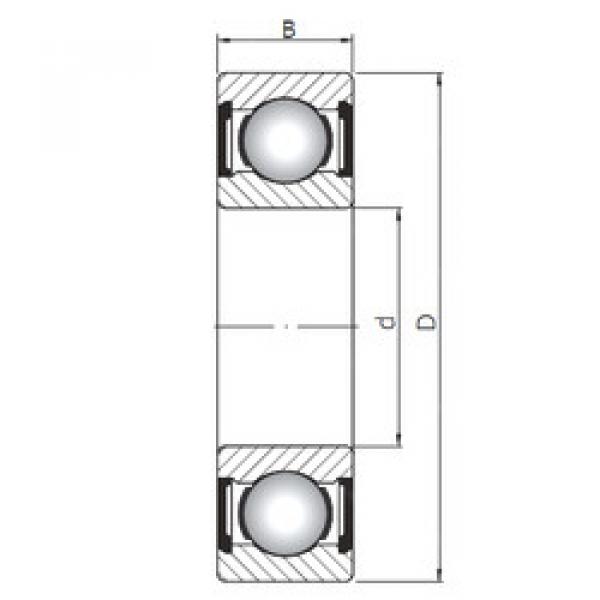 Подшипник 61818 ZZ ISO #1 image