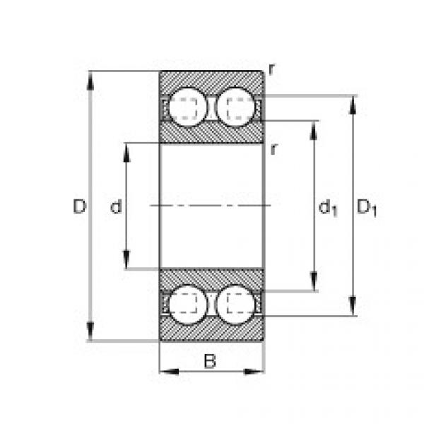 Подшипник 4204-B-TVH FAG #1 image