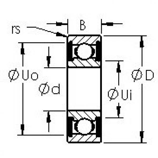 Подшипник 6000-2RS AST #1 image