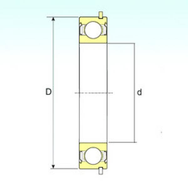 Подшипник 6203-ZZNR ISB #1 image