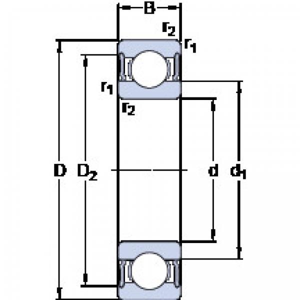 Подшипник 61814-2RS1 SKF #1 image