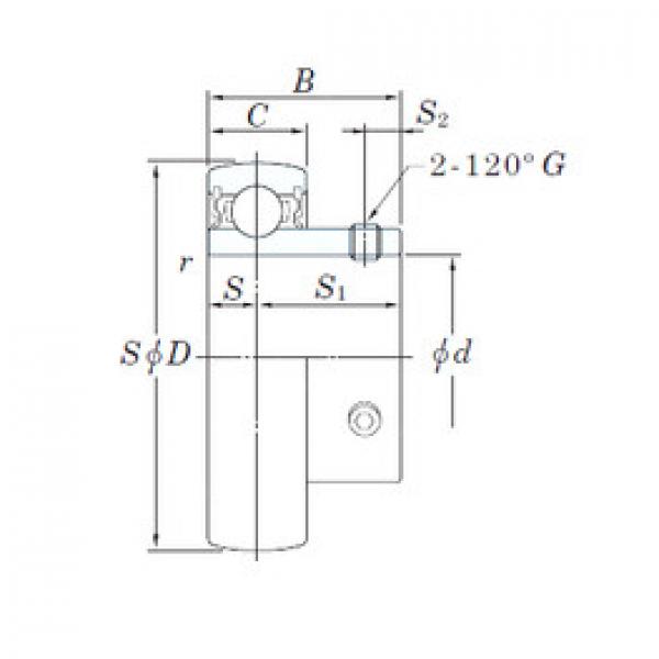 Подшипник UC313 KOYO #1 image