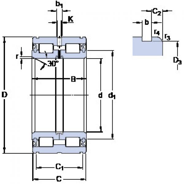 Подшипник 319436 DA-2LS SKF #1 image