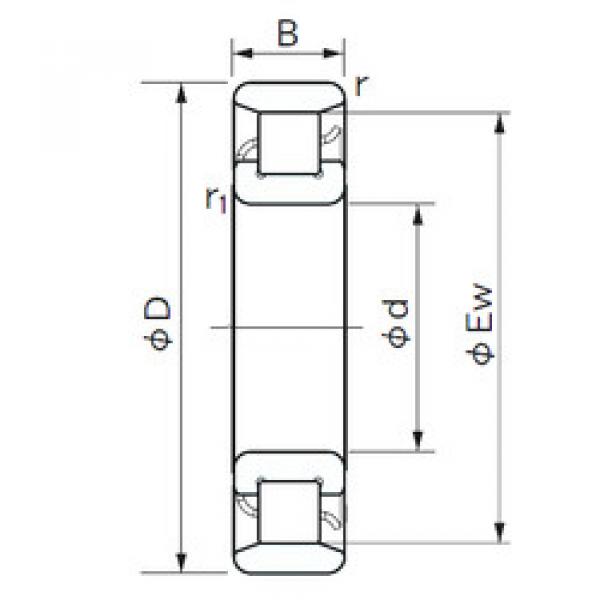 Подшипник N 348 NACHI #1 image