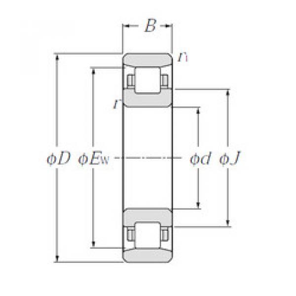 Подшипник N1017 NTN #1 image