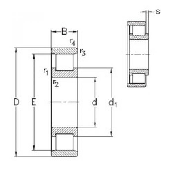 Подшипник N328-E-M6 NKE #1 image