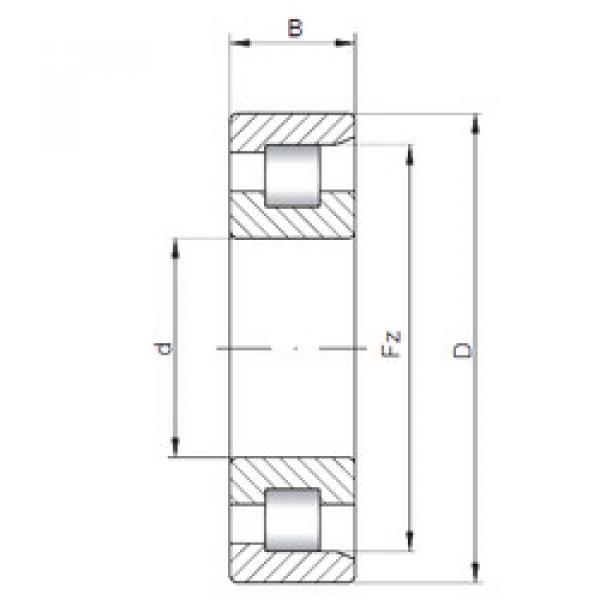 Подшипник NF220 E CX #1 image