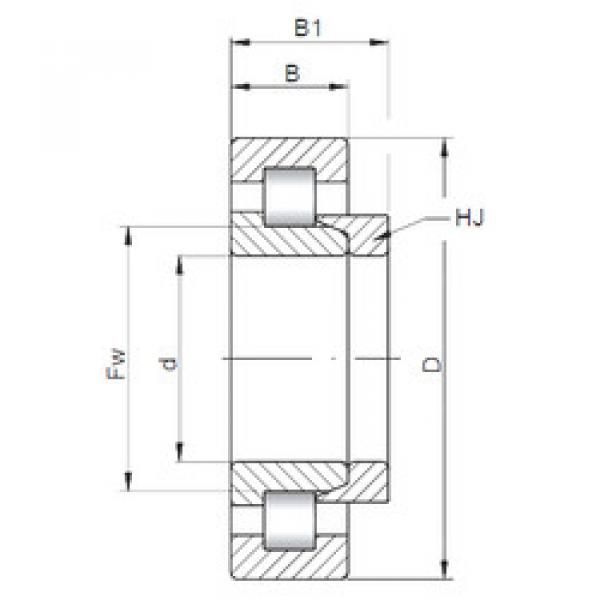 Подшипник NH208 ISO #1 image