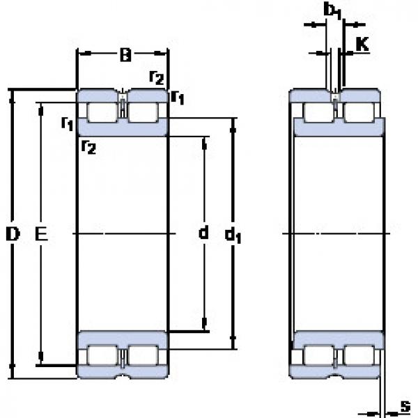 Подшипник NNCL 4848 CV SKF #1 image