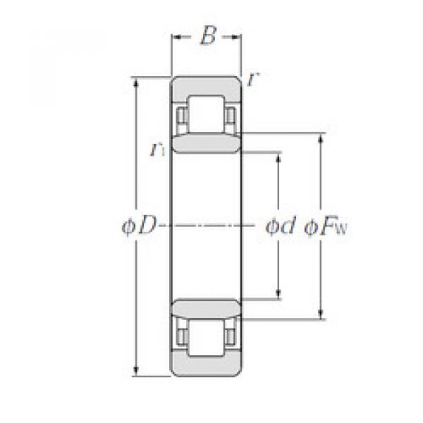 Подшипник NU2210E NTN #1 image