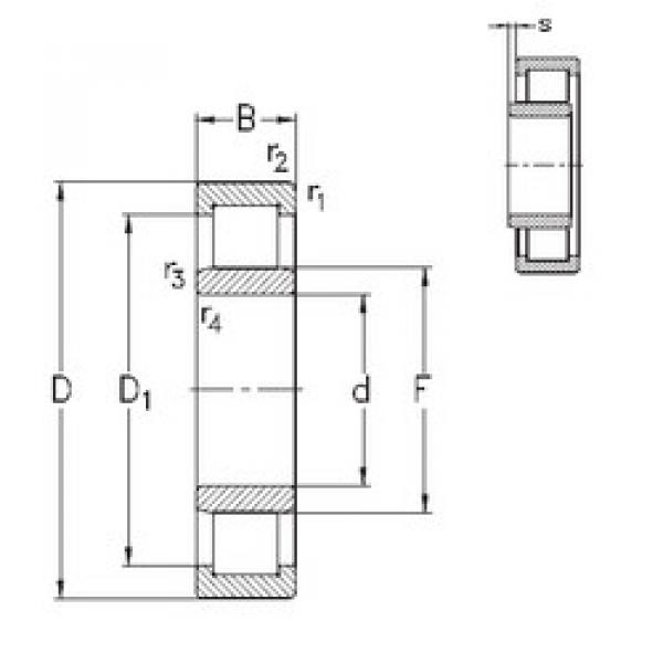 Подшипник NU222-E-MA6 NKE #1 image