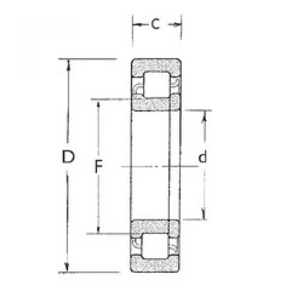 Подшипник NUP316 FBJ #1 image