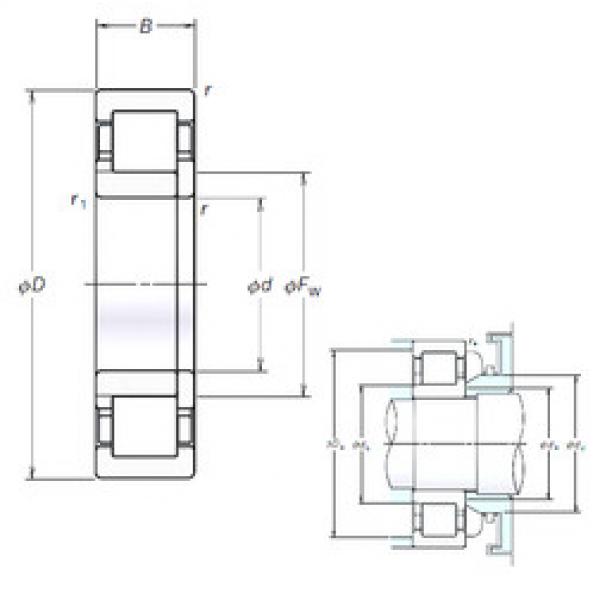 Подшипник NUP314EM NSK #1 image