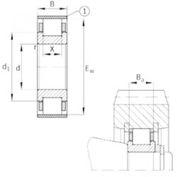 Подшипник RN238-E-MPBX FAG #1 image