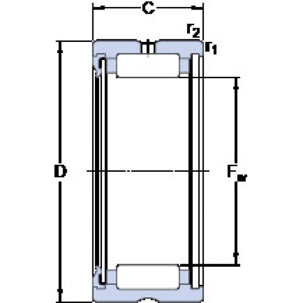 Подшипник RNA 4907 RS SKF #1 image