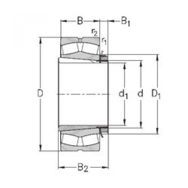 Подшипник 23034-K-MB-W33+H3034 NKE #1 image