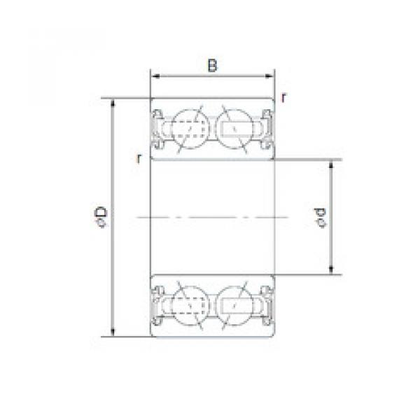 Подшипник 4606-2AC2RS CYSD #1 image