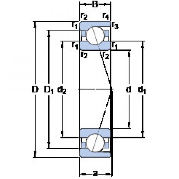 Подшипник 7008 ACD/HCP4A SKF #1 image