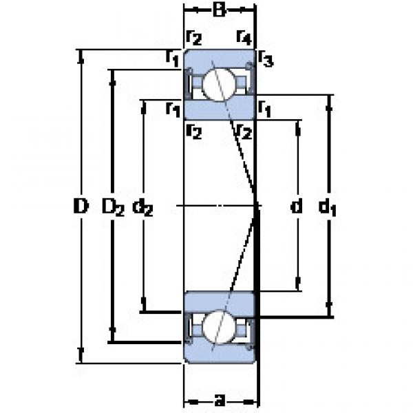 Подшипник S7016 CE/P4A SKF #1 image