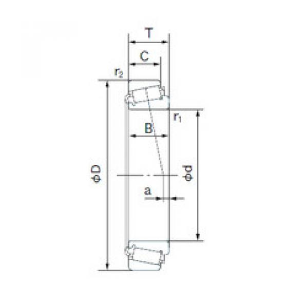 Подшипник EE107060/107105 NACHI #1 image