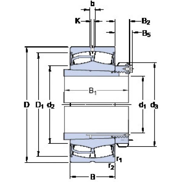 Подшипник 23052-2CS5K/VT143 + OH 3052 HE SKF #1 image