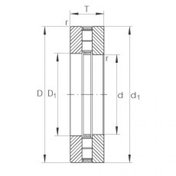 Подшипник 89328-M INA #1 image