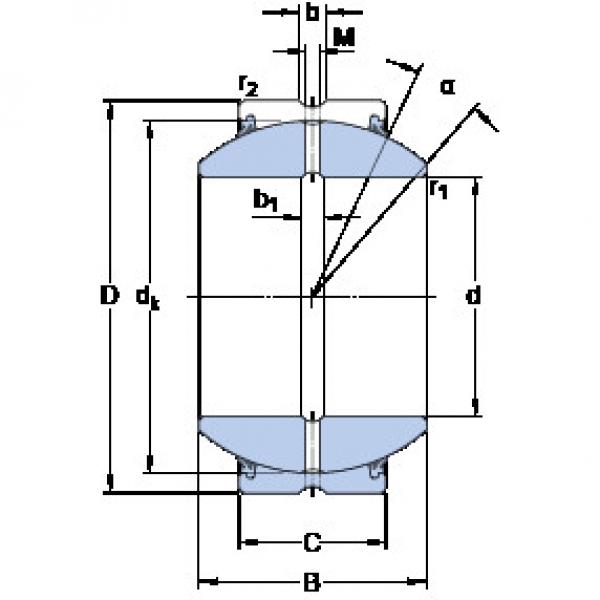 Подшипник GEZH 112 ES-2RS SKF #1 image