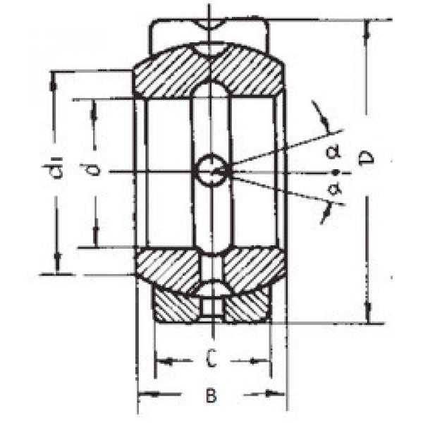 Подшипник GEZ101ES FBJ #1 image