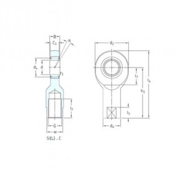 Подшипник SIL12C SKF #1 image