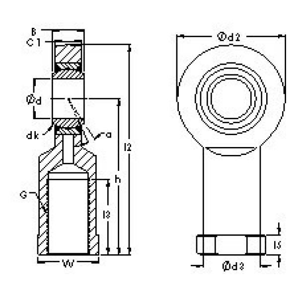 Подшипник SI20ES AST #1 image