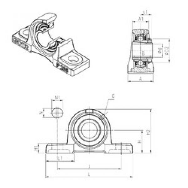 Подшипник UKP213H SNR #1 image